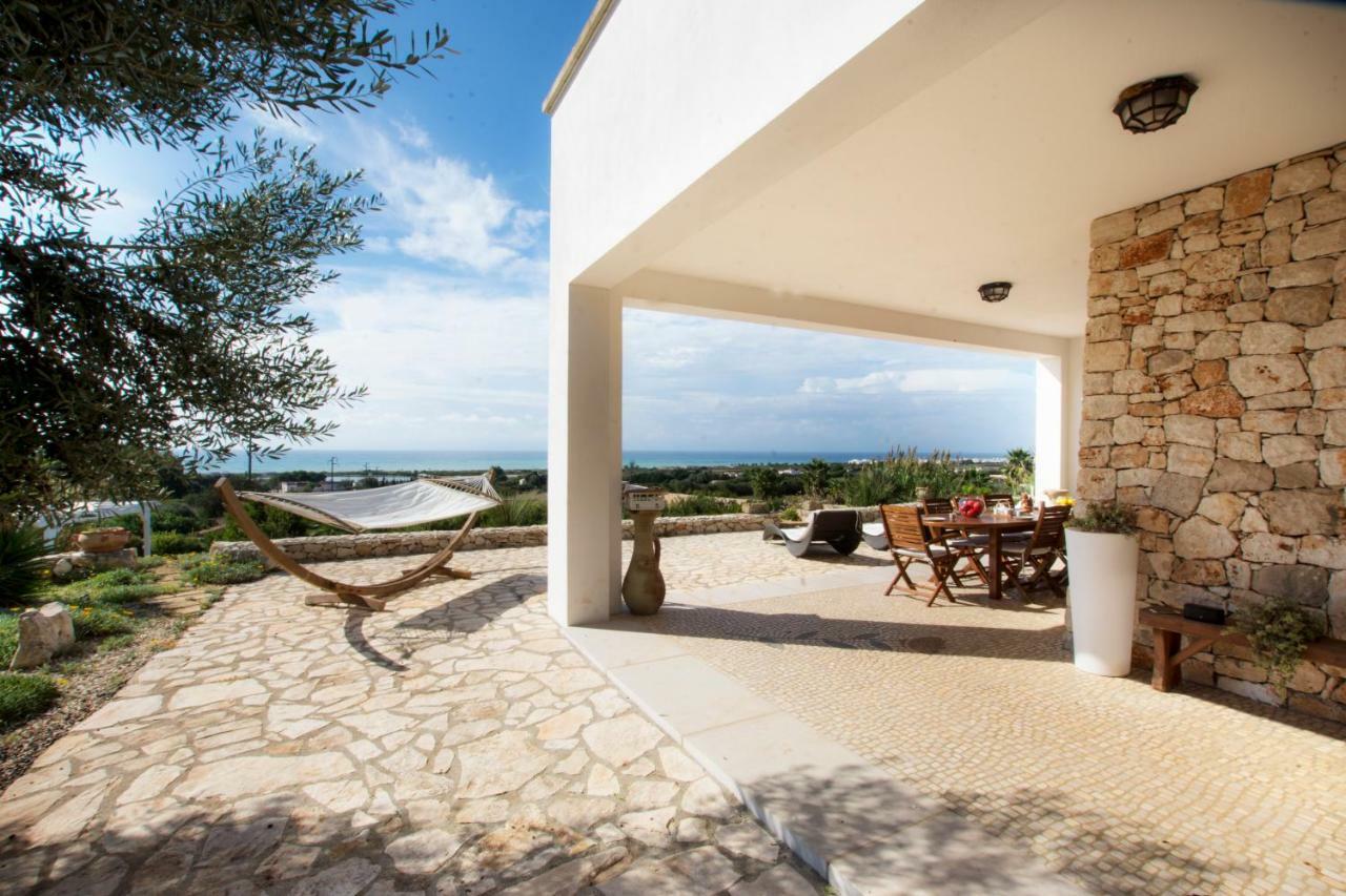 Le Gioie - Villa Macchia Mediterranea - Splendida Villa Vista Mare Immersa Nel Verde Torre Pali Exterior foto